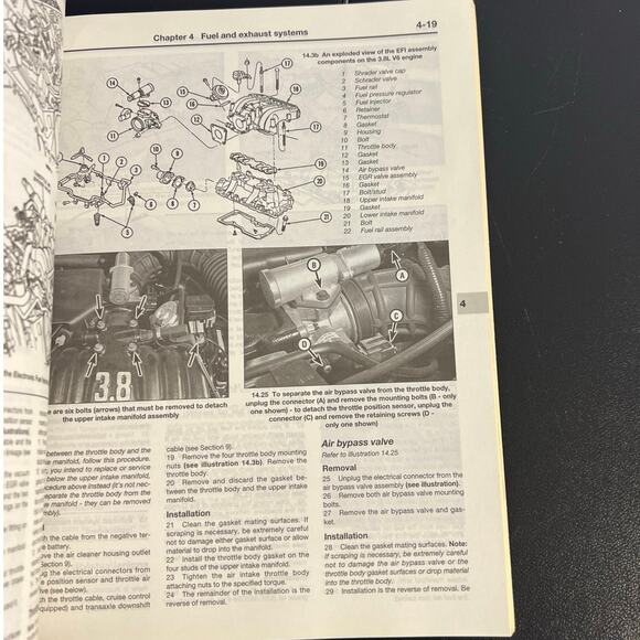 Ford Taurus & Mercury Sable Automotive Repair Manual 1986 - 1991 Models - Picture 6 of 6
